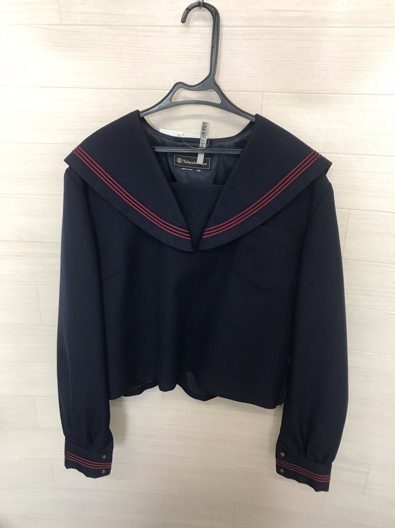 神奈川県　横浜隼人高校　セーラー服（冬）【0304957】