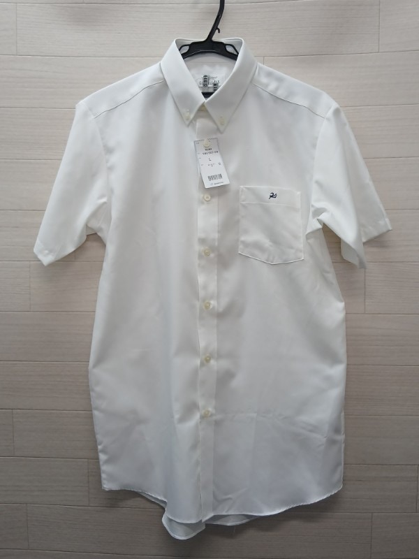 神奈川県　向上高校　ワイシャツ　白（半袖）【0305319】