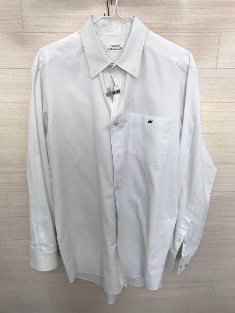 神奈川県　向上高校　ワイシャツ（長袖）白【0305083】