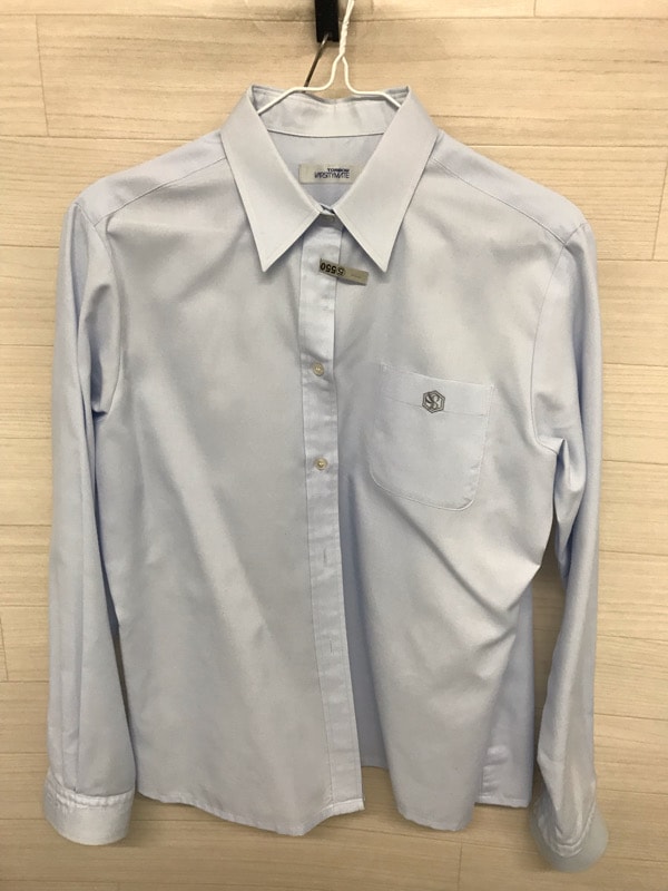 神奈川県　横浜瀬谷高校　ブラウス（長袖）【0305550】