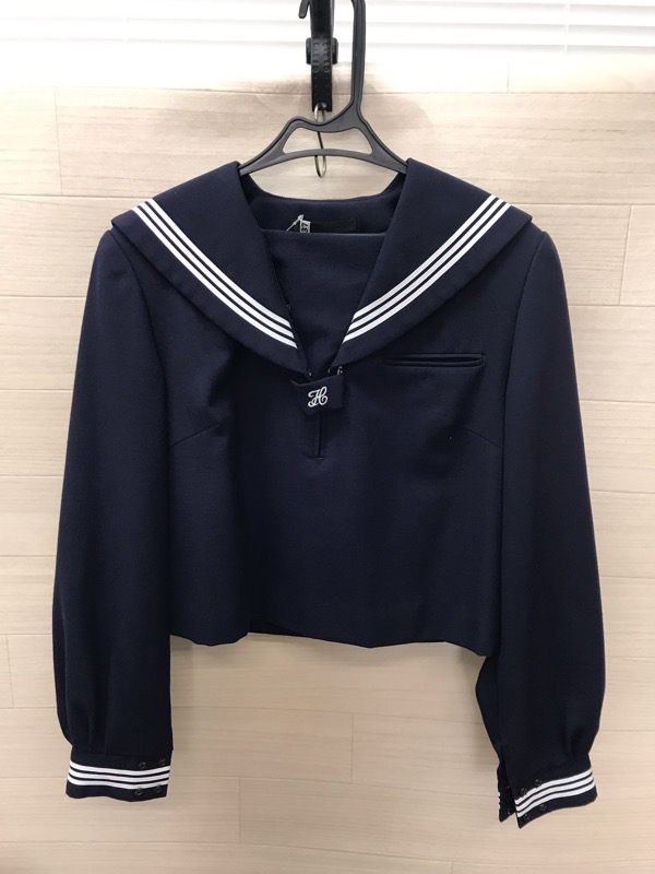 神奈川県　山王中学校　セーラー服（冬）【0306337】