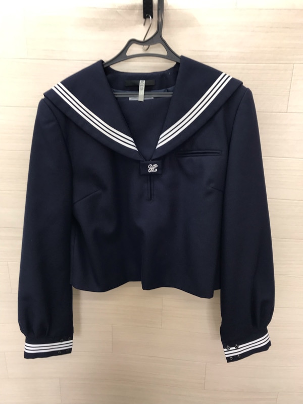 神奈川県　山王中学校　セーラー服（冬）【0306336】
