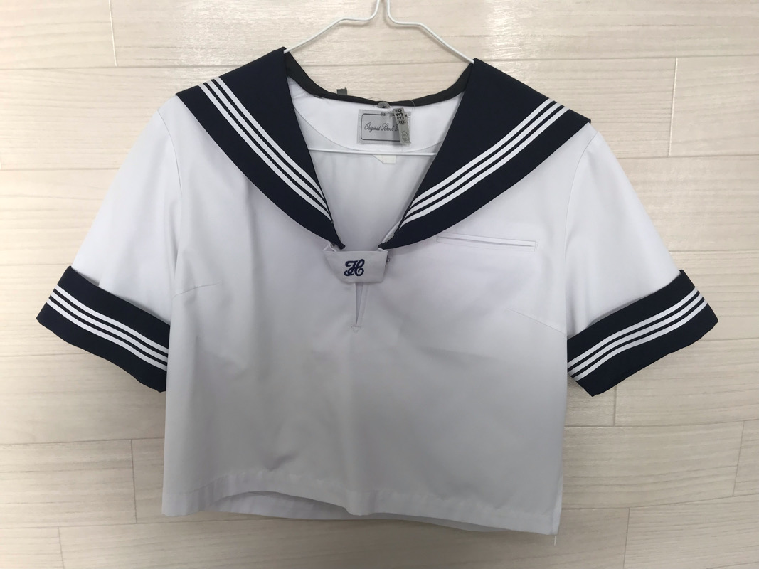 神奈川県　山王中学校　セーラー服（夏）【0306338】