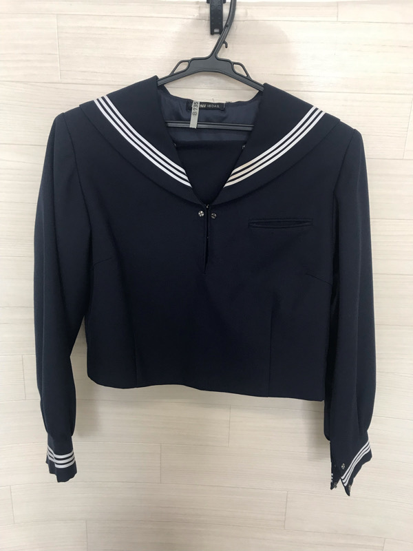 神奈川県　成瀬中学校　セーラー服（冬）【0308735】