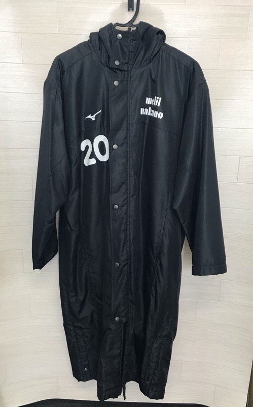 東京都　明治大学付属中野高等学校　サッカー部　ベンチコート　【0307450】
