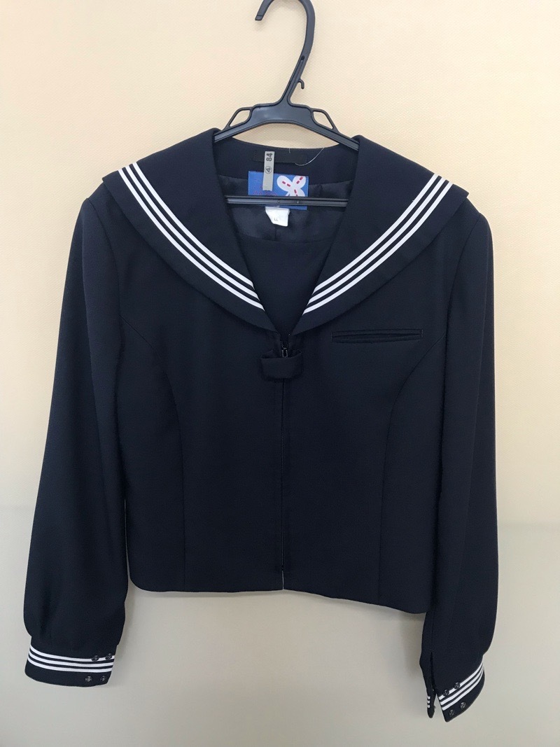 神奈川県　座間市立南中学校　セーラー服　【0301084】