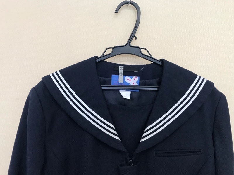 神奈川県　座間市立南中学校　セーラー服　【0301084】