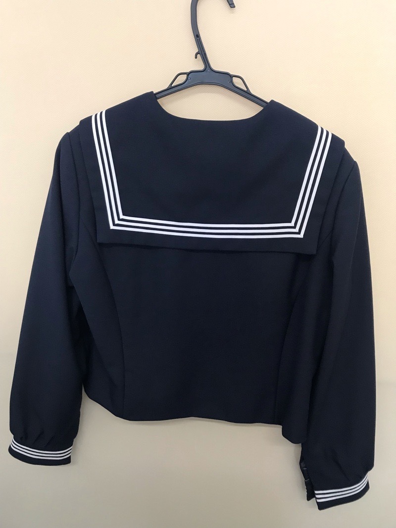 神奈川県　座間市立南中学校　セーラー服　【0301085】