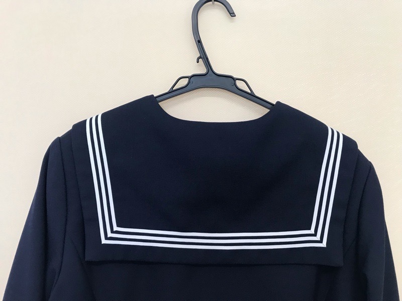 神奈川県　座間市立南中学校　セーラー服　【0301085】