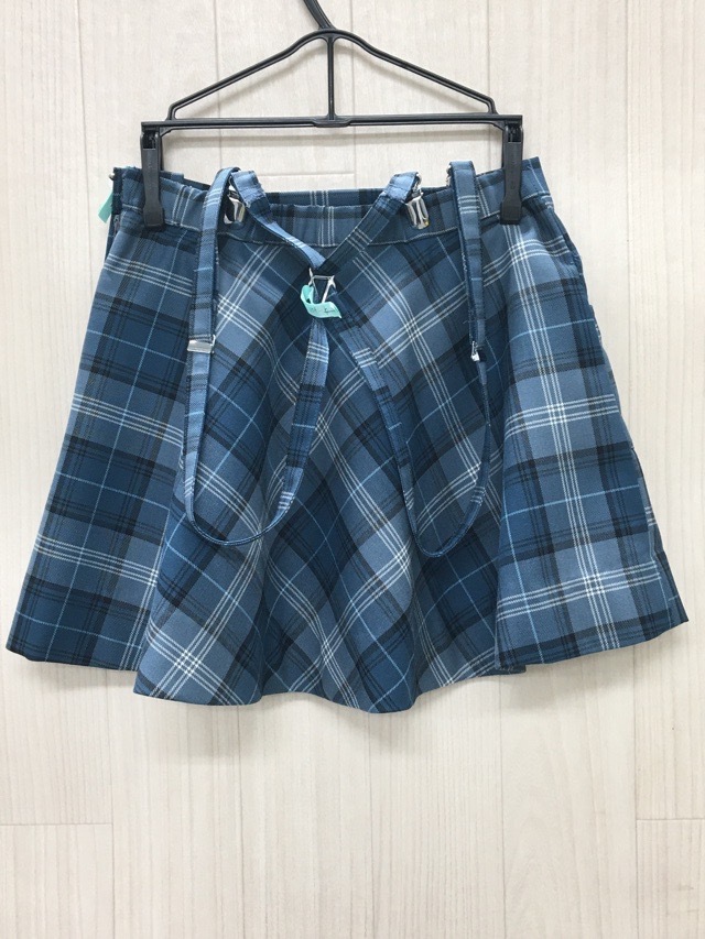 厚木田園幼稚園　園服スカート　サスペンダー付き　【0209623】