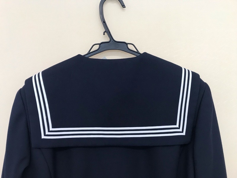 神奈川県 座間市立南中学校 セーラー服 【0301086】