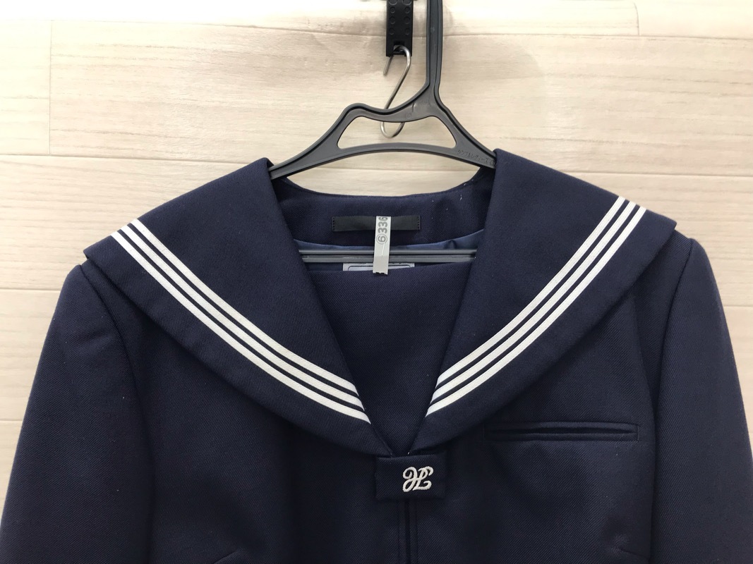 神奈川県　山王中学校　セーラー服（冬）【0306336】