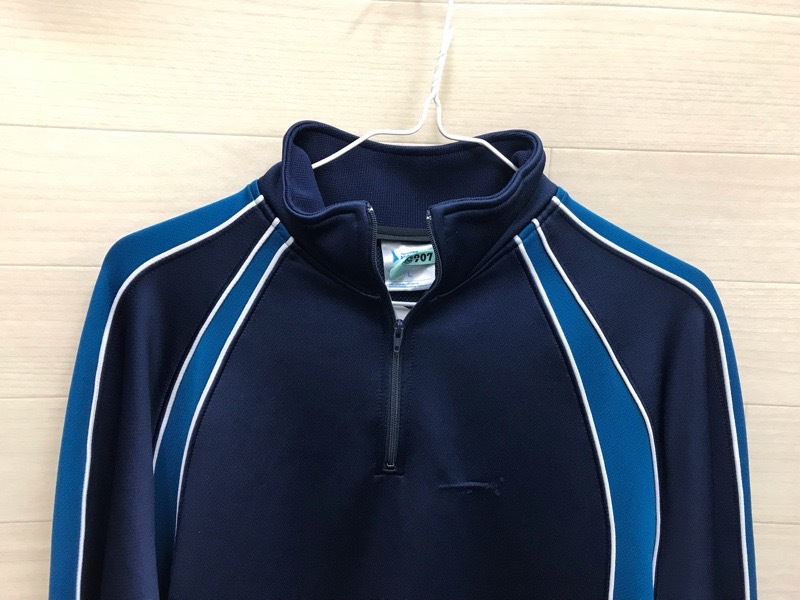 神奈川県　厚木中学校　ジャージ上　旧デザイン【0210907】