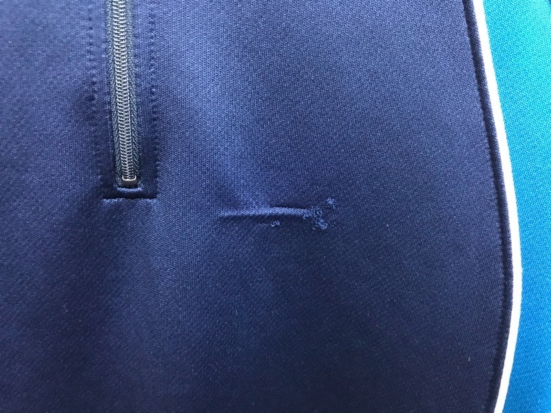 神奈川県　厚木中学校　ジャージ上　旧デザイン【0210907】