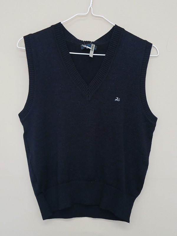 神奈川県　向上高校　ニットベスト　【0304663】