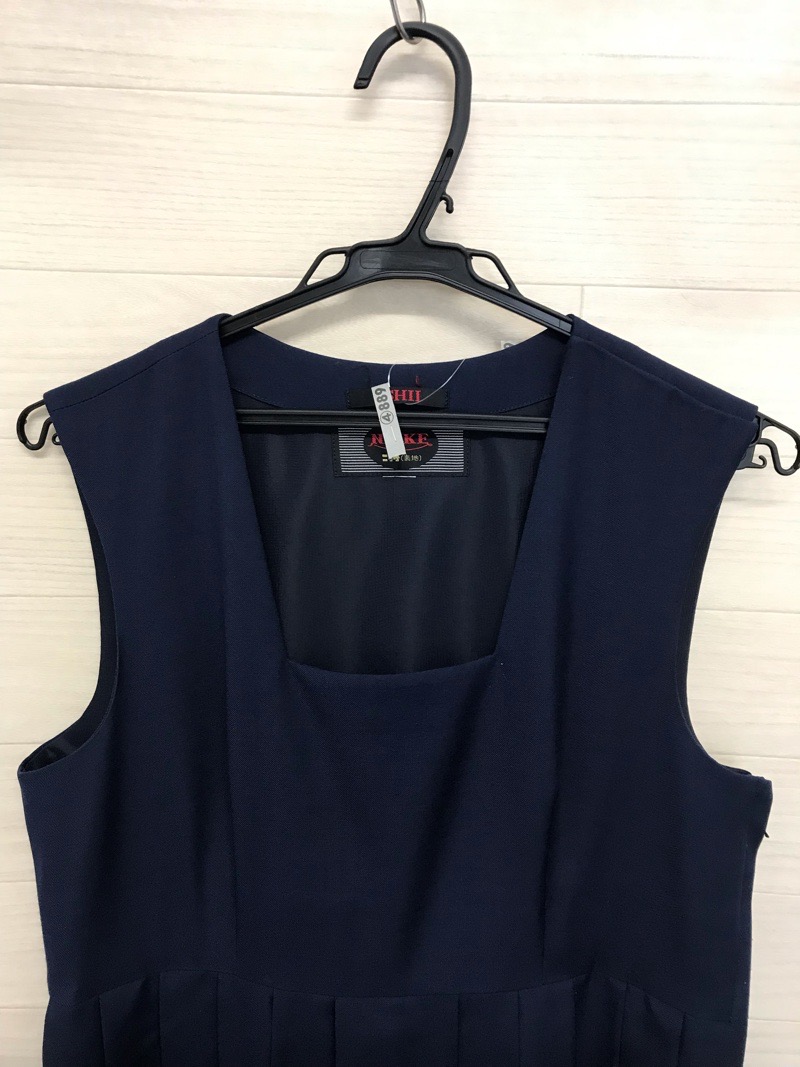 神奈川県　渋沢中学校　ジャンバースカート（夏）【0304889】