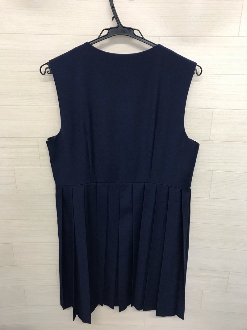 神奈川県　渋沢中学校　ジャンバースカート（夏）【0304889】