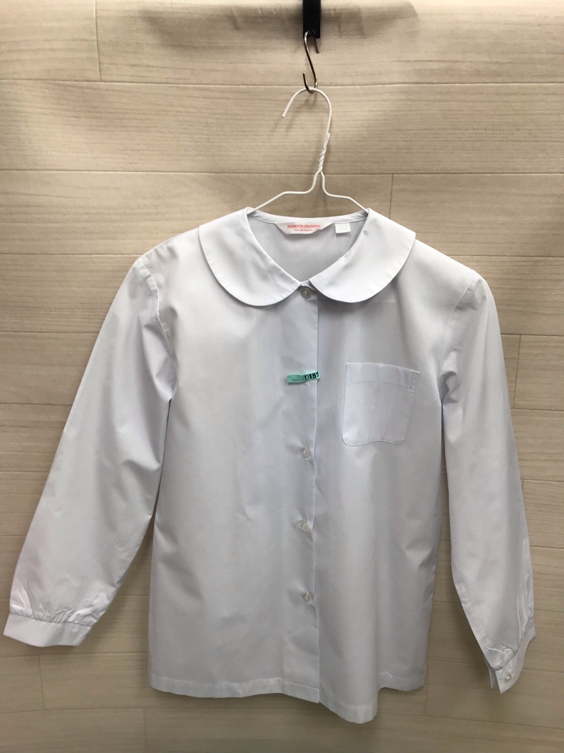 神奈川県　厚木中学校　ブラウス（長袖）【0201157】
