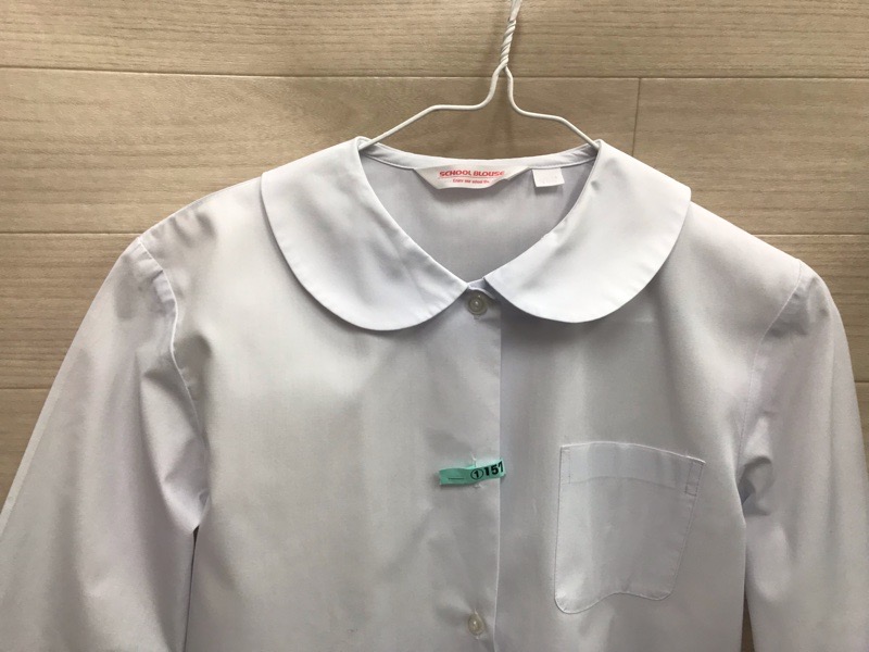 神奈川県　厚木中学校　ブラウス（長袖）【0201157】