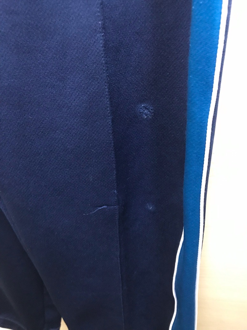 神奈川県　厚木中学校　ジャージ下　旧デザイン【0210913】