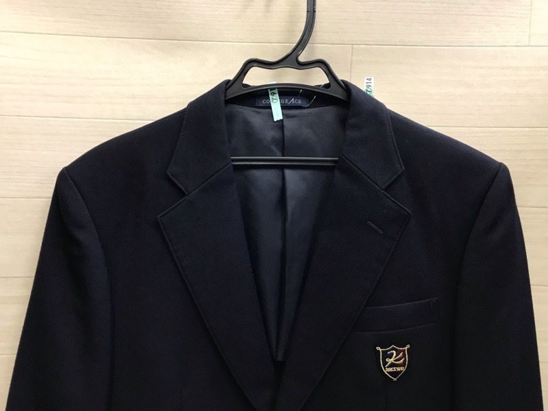 神奈川県 向上高校 男子ブレザー 旧ボタン【0207914】