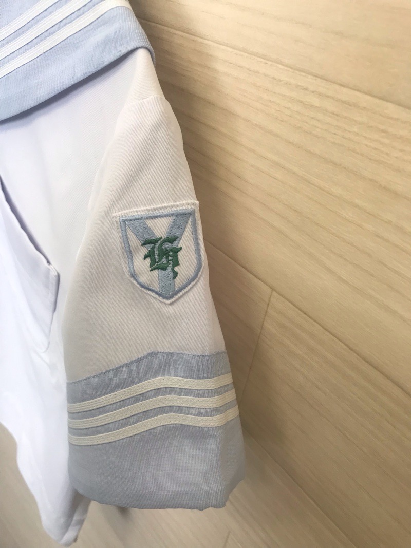 神奈川県　横浜隼人高校　セーラー服（夏）【034910】
