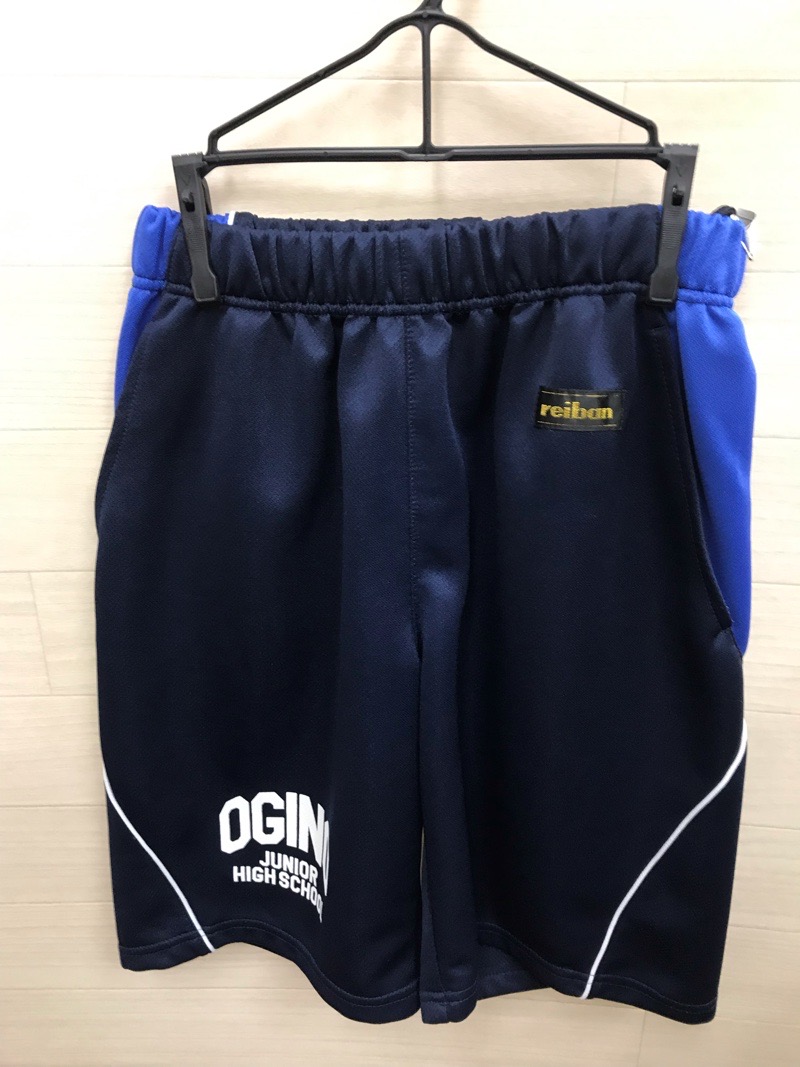 神奈川県　荻野中学校　ハーフパンツ　【0303675】