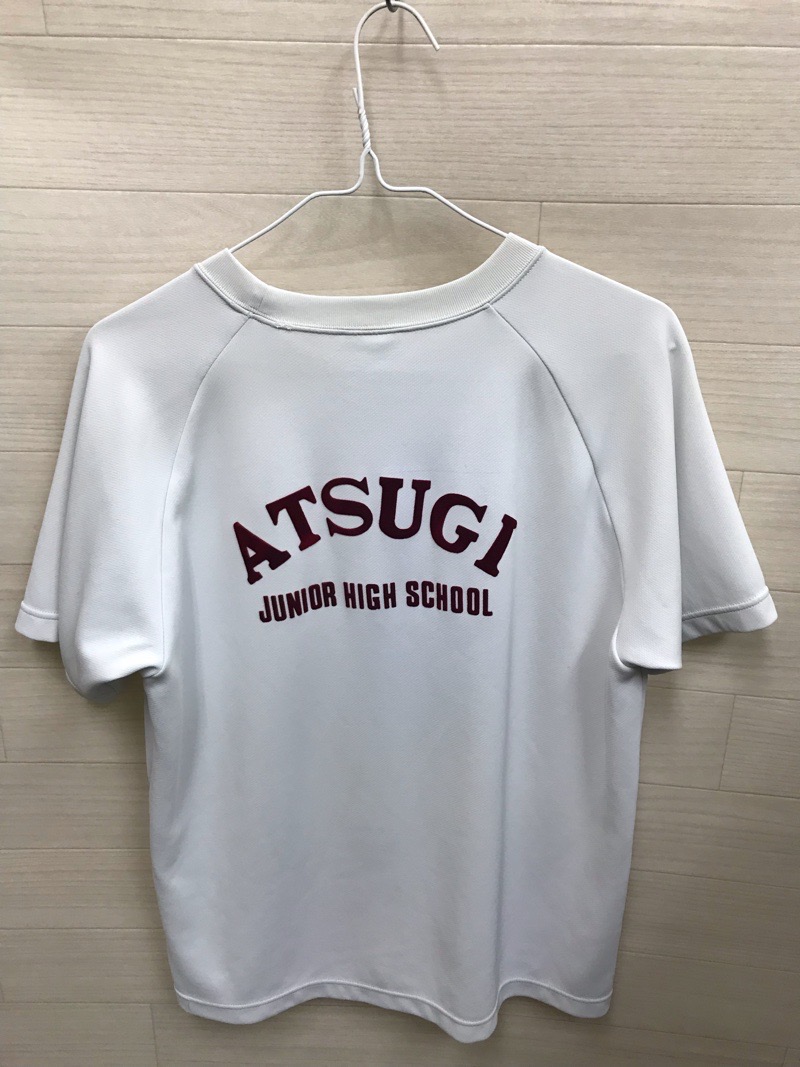 神奈川県　厚木中学校　Tシャツ　旧デザイン　【0210922】