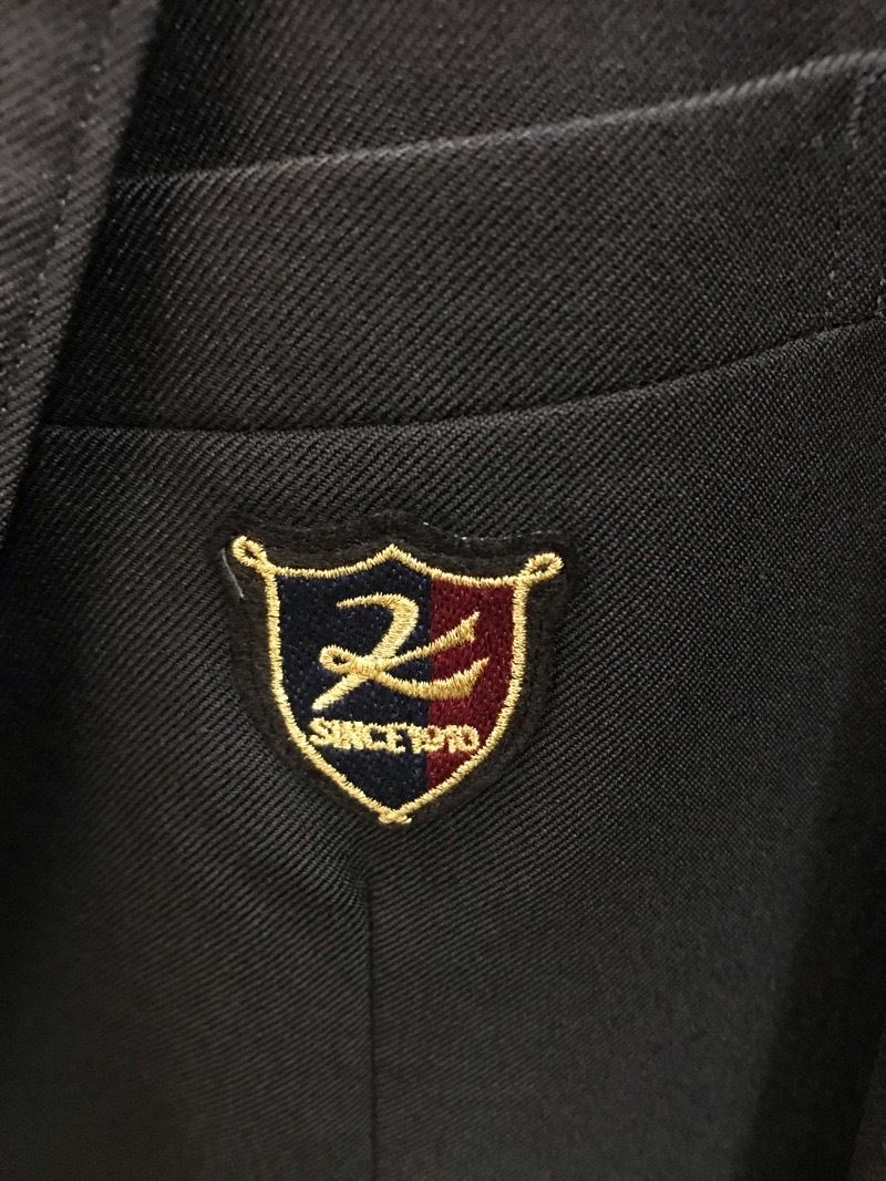 神奈川県 向上高校 男子ブレザー 旧ボタン【0209603】