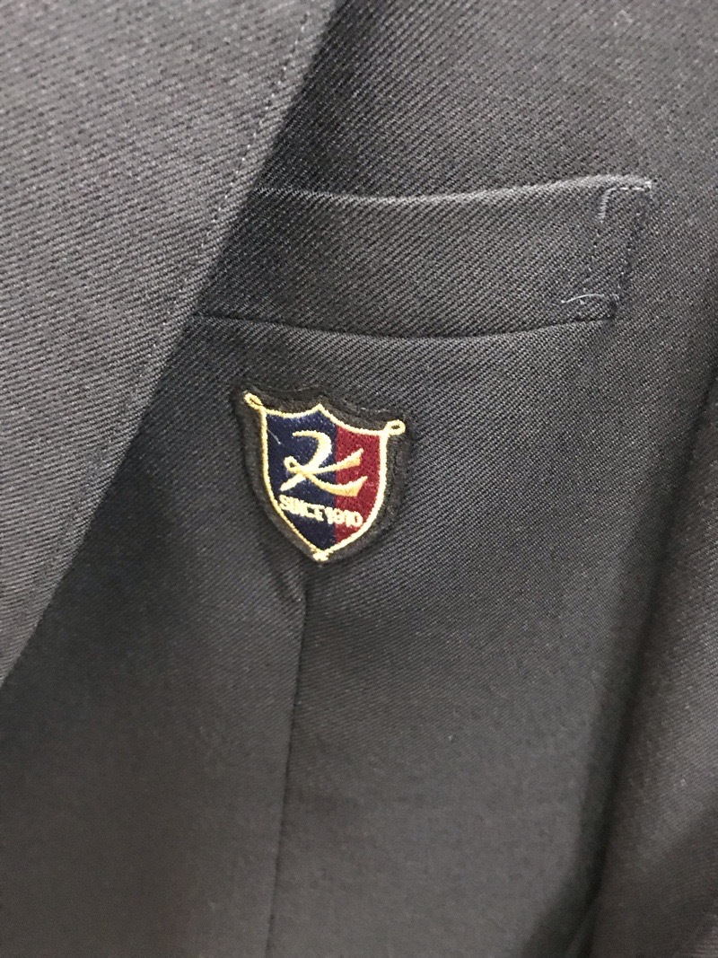 神奈川県 向上高校 男子ブレザー 旧ボタン【0302907】