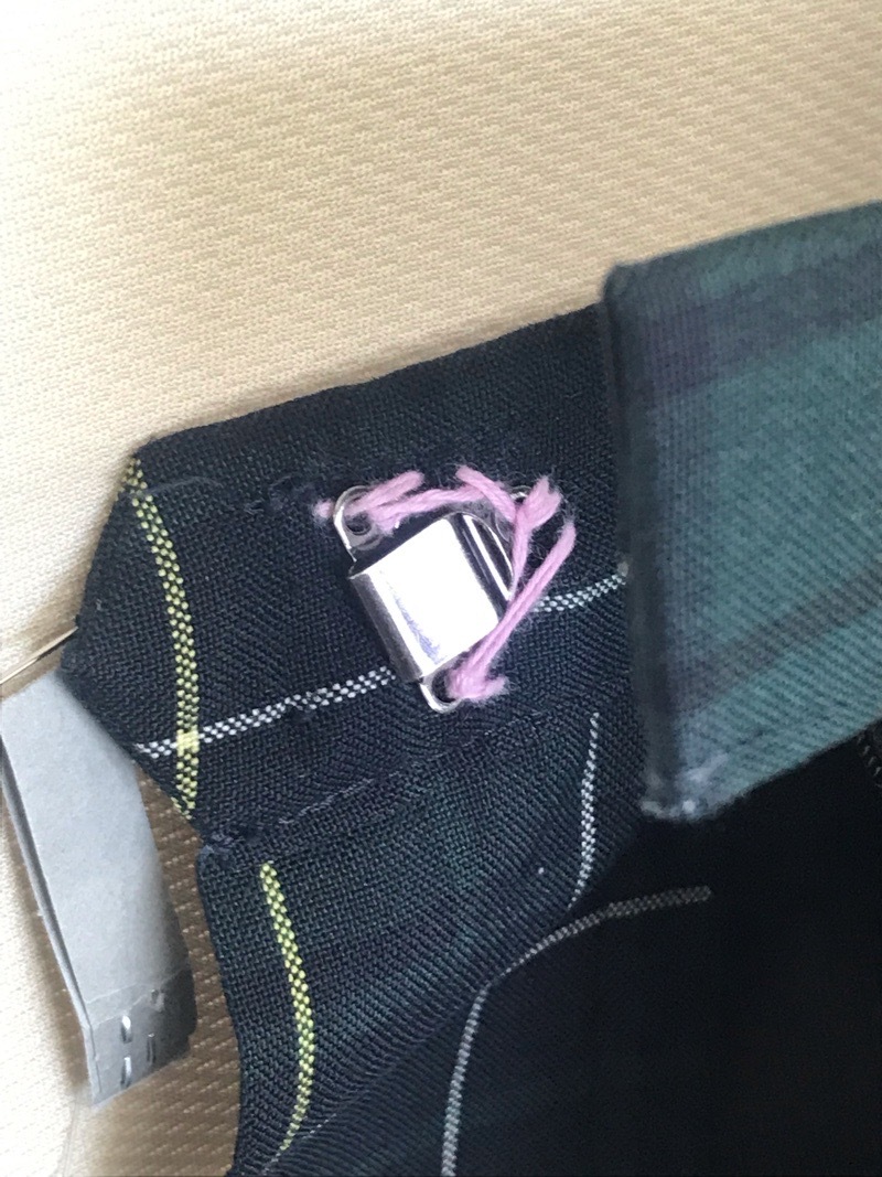 神奈川県　向上高校　スカート（夏）【0304618】