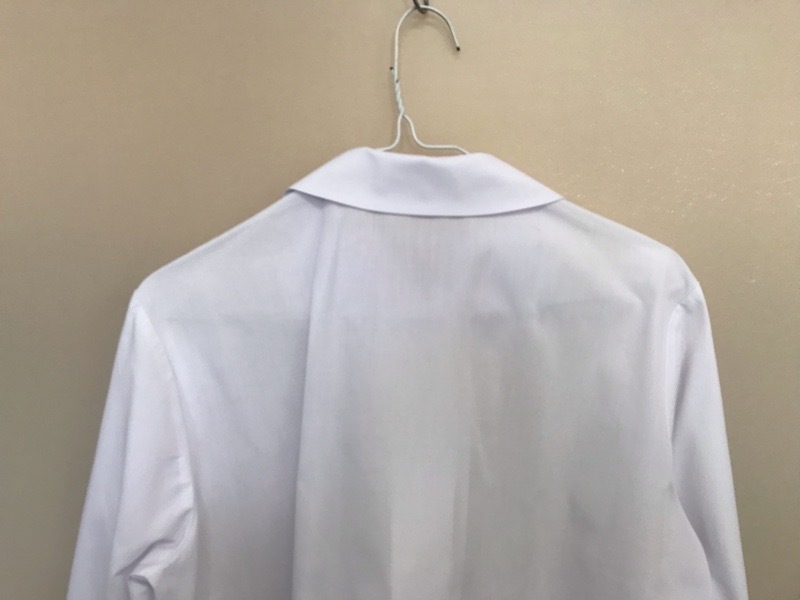 神奈川県　座間中学校　ブラウス　【0210796】