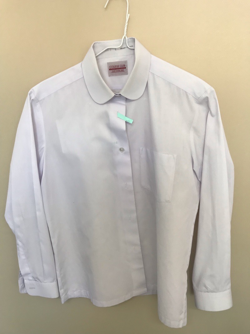 神奈川県　東名中学校　ブラウス　【0210818】