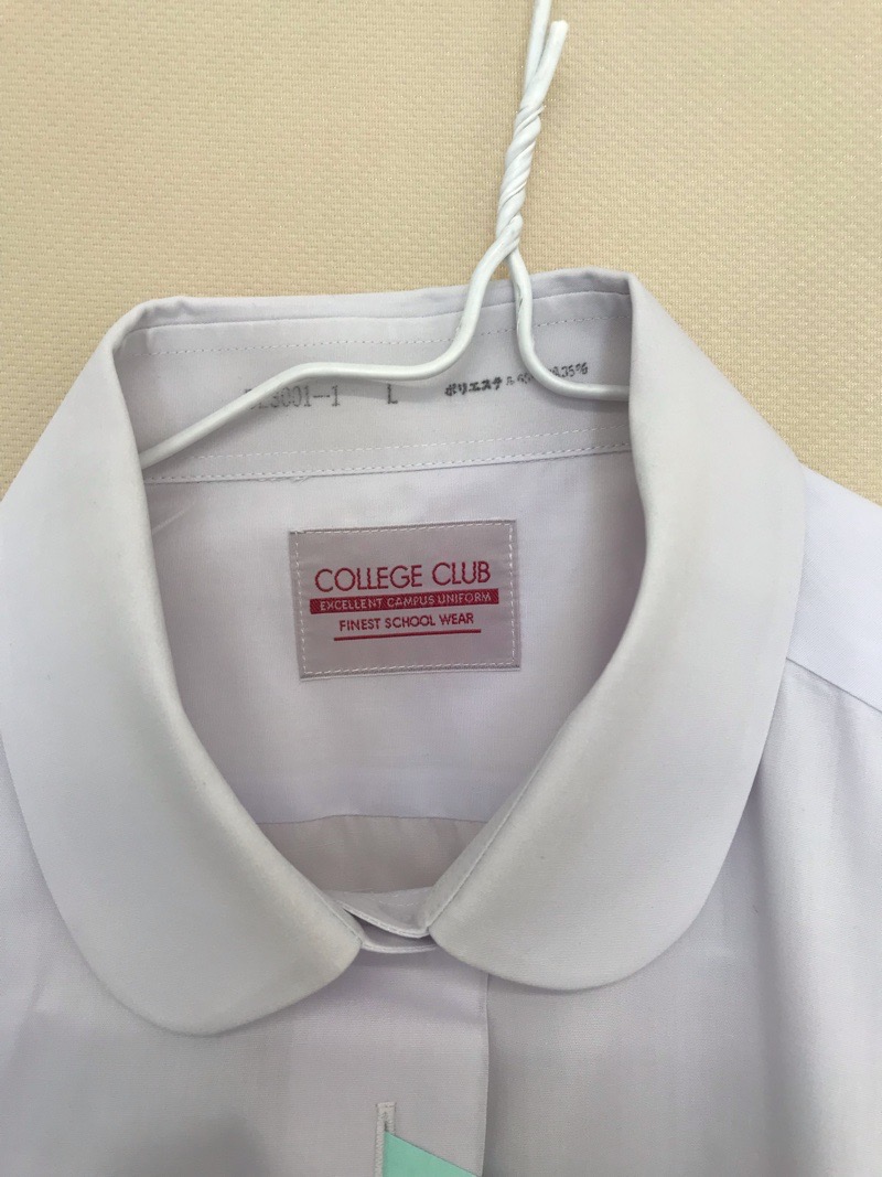 神奈川県　東名中学校　ブラウス　【0210818】