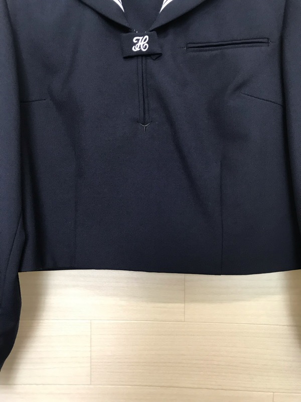 神奈川県　伊勢原中学校　セーラー服（冬）【0305803】