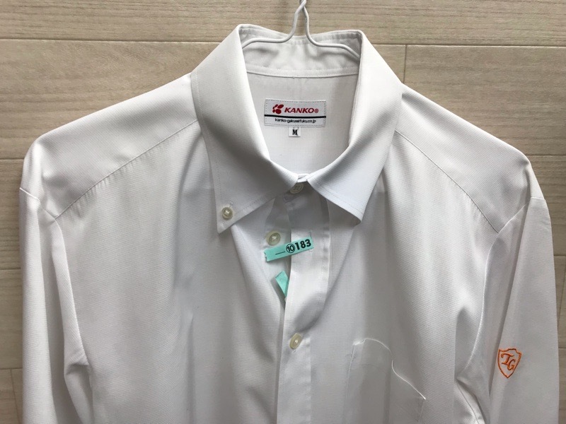 神奈川県 立花学園高校 ワイシャツ 長袖 【0210183】