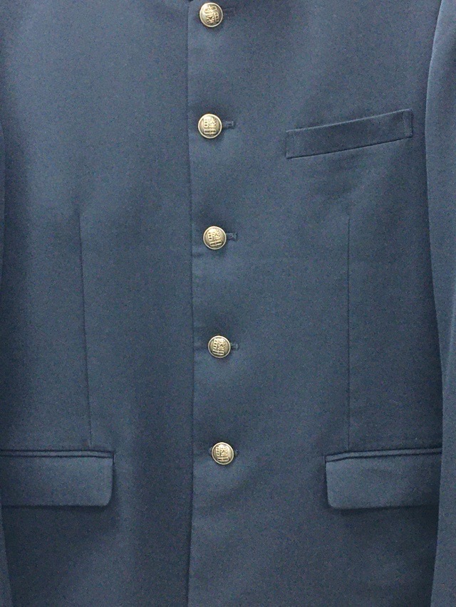 神奈川県　睦合中学校　学ラン　旧デザイン【0203050】