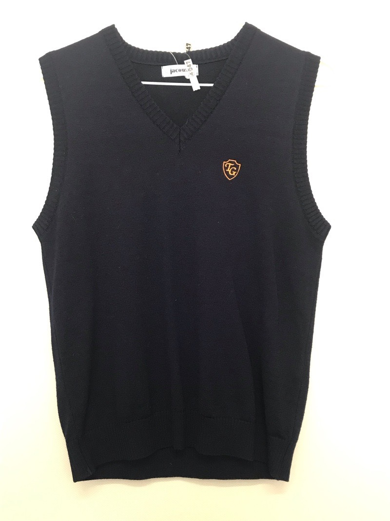 神奈川県　立花学園高校　ニットベスト　【0304547】