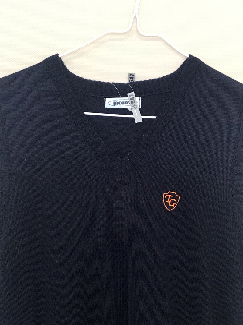 神奈川県　立花学園高校　ニットベスト　【0304547】