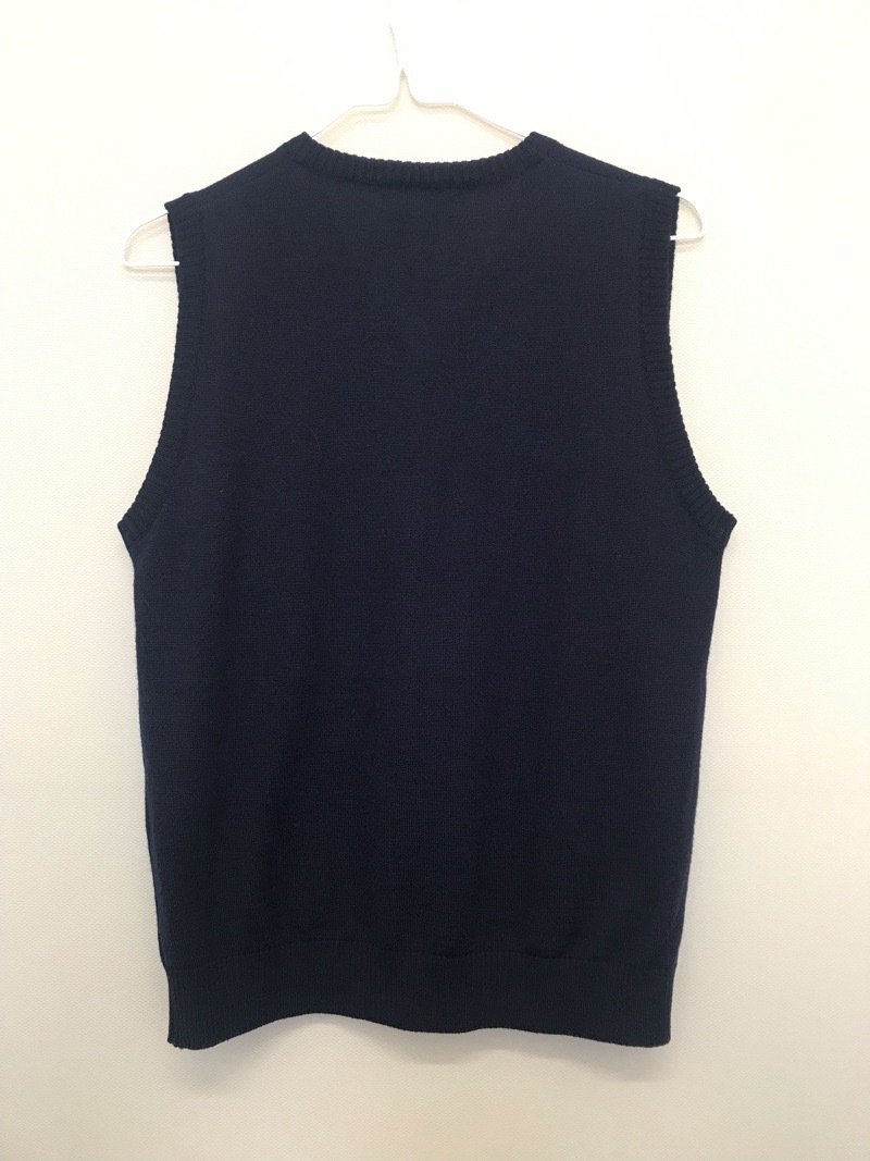 神奈川県　立花学園高校　ニットベスト　【0304547】