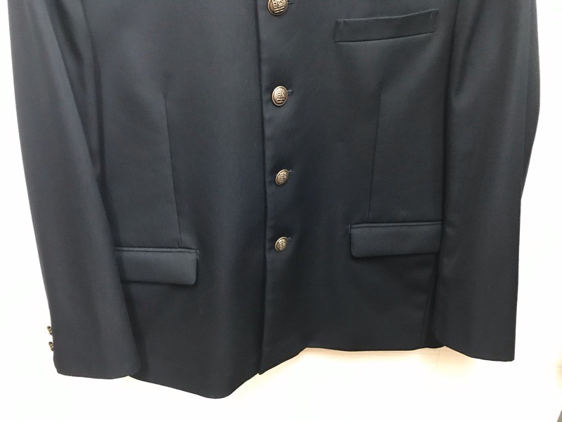 神奈川県　睦合中学校　学ラン　旧デザイン【0302833】