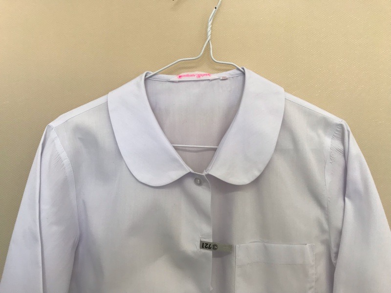 神奈川県 厚木中学校 ブラウス 【0303721】