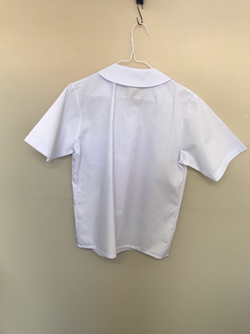 神奈川県　厚木中学校　ブラウス　【0303723】