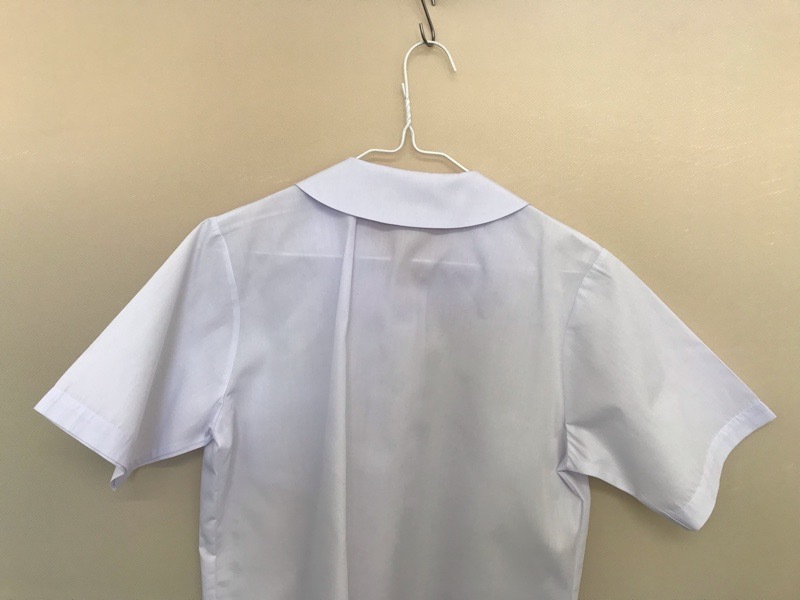 神奈川県　厚木中学校　ブラウス　【0303723】