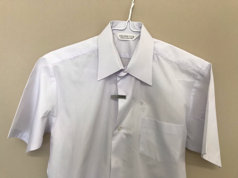 神奈川県　厚木中学校　ワイシャツ（半袖）【030800】