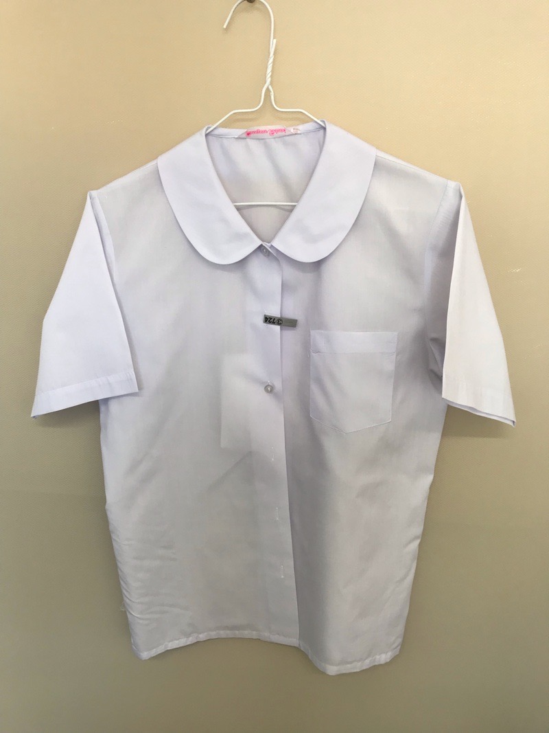 神奈川県 厚木中学校 ブラウス 【0303724】