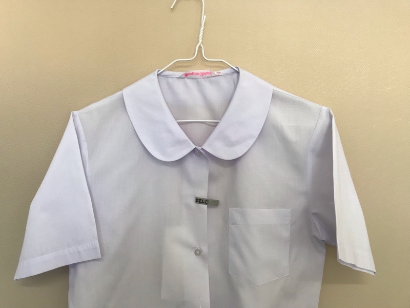 神奈川県 厚木中学校 ブラウス 【0303724】