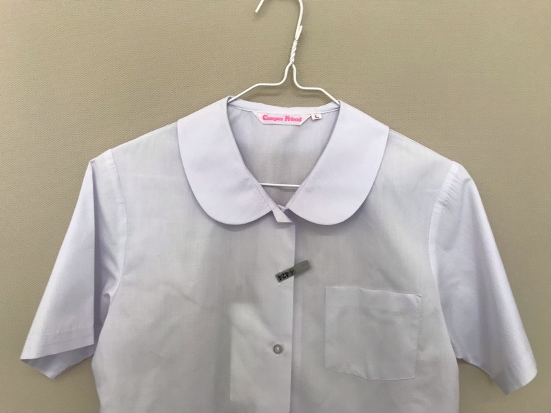 神奈川県　厚木中学校　ブラウス（半袖）【0304424】