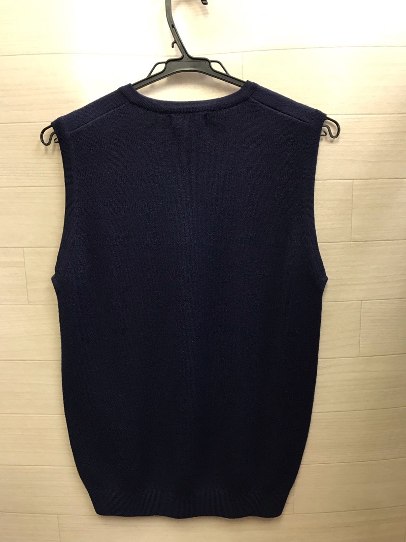 神奈川県　東名中学校　ニットベスト　【0205612】