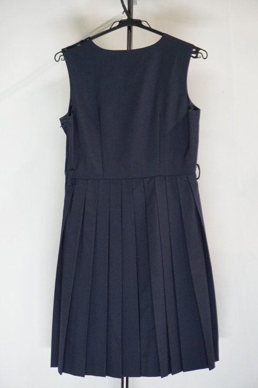 神奈川県　南毛利中学校　ジャンバースカート　旧デザイン【0105542】